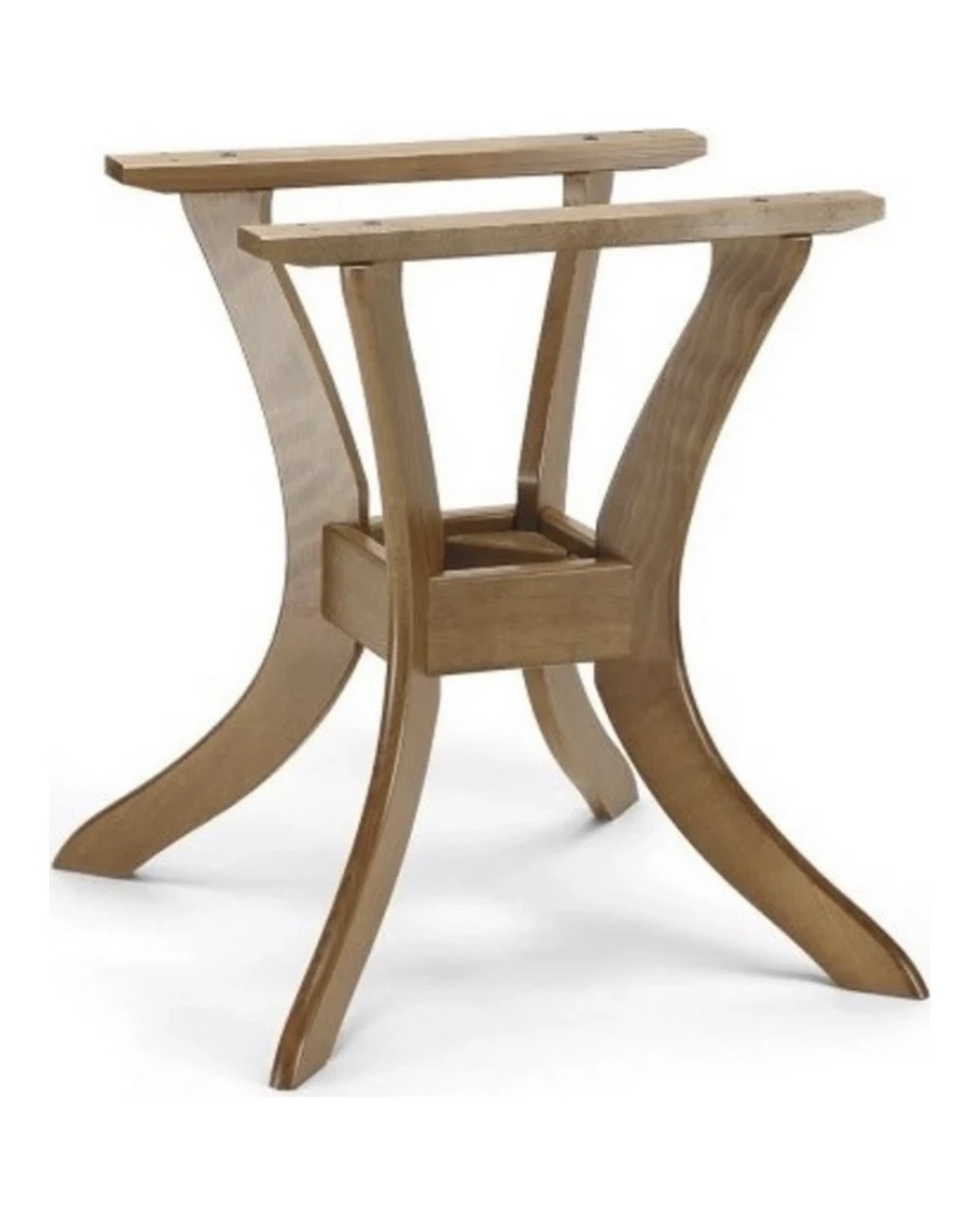 Base doppia in legno 90x90 cm