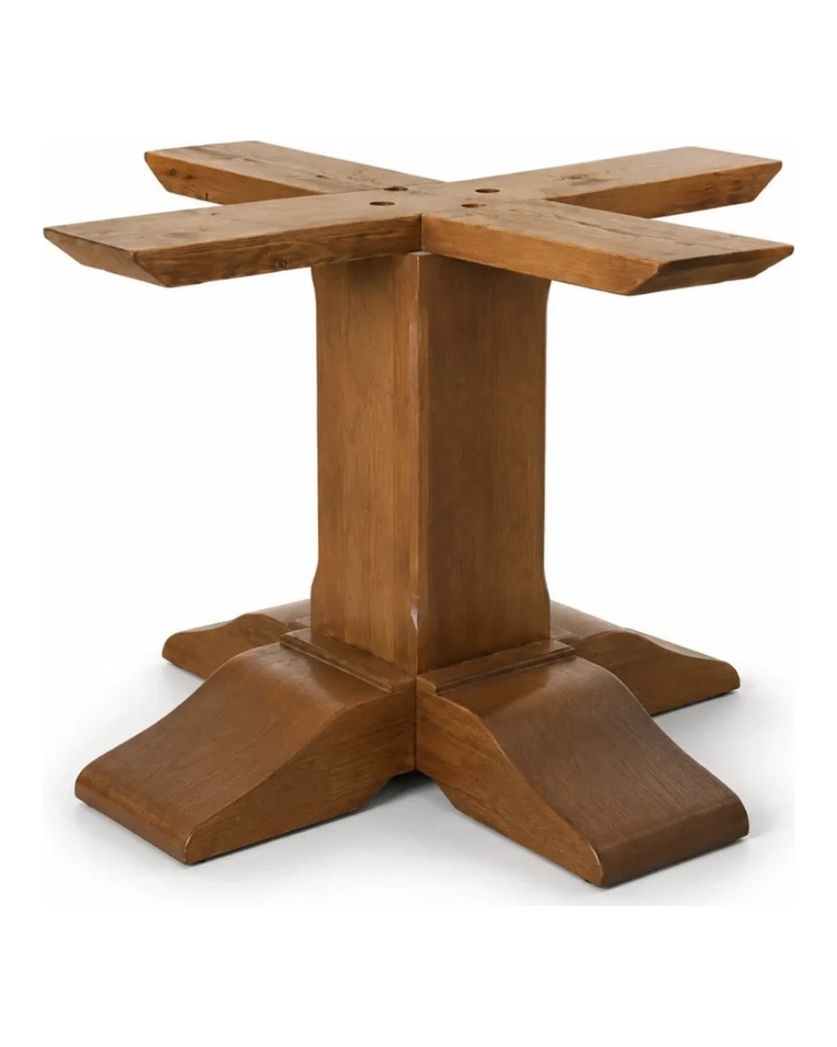 Base centrale in legno di pioppo 90x90 cm