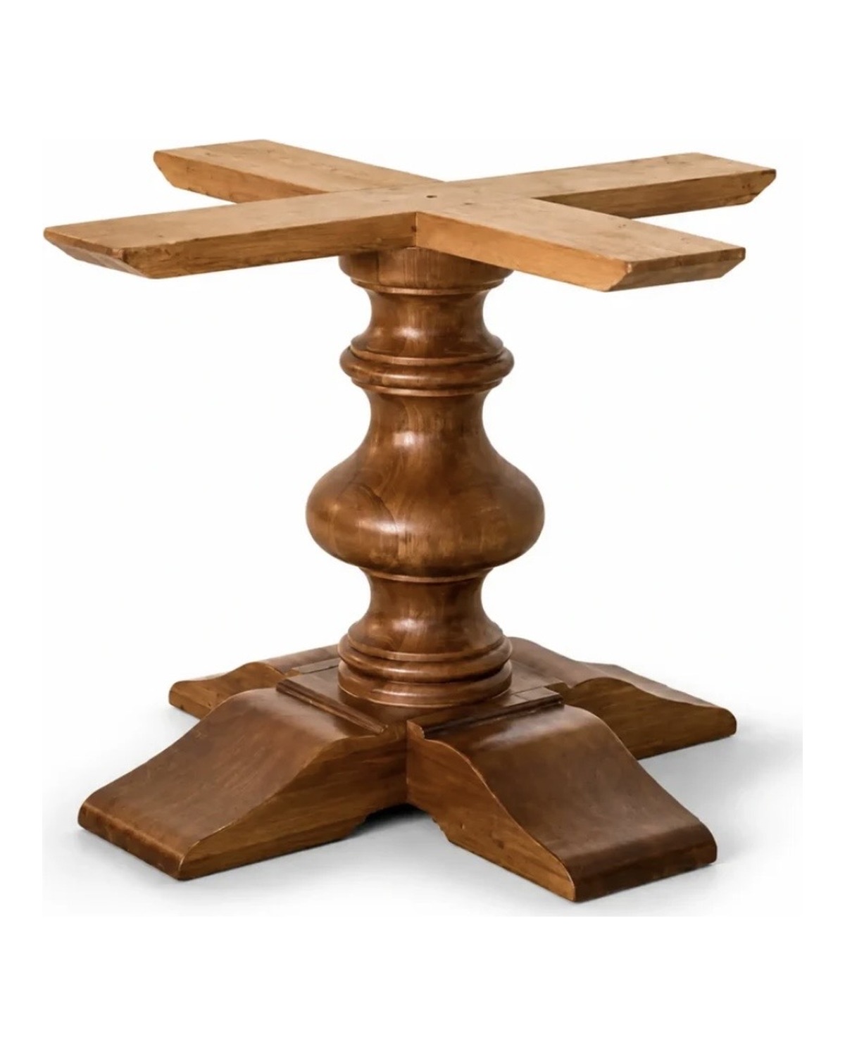 Base centrale in legno di pioppo 90x90 cm
