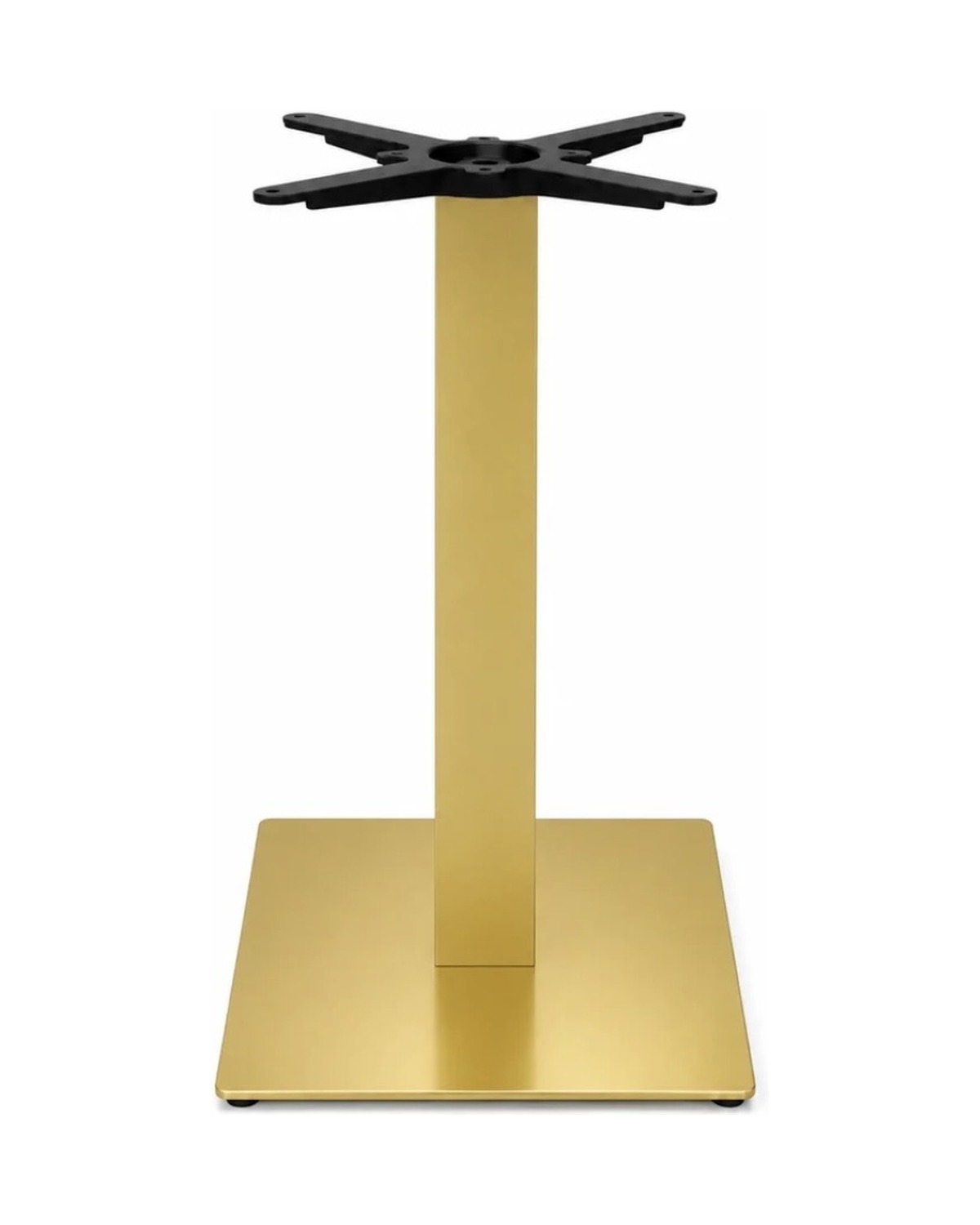 Base centrale in alluminio 45x45 cm oro