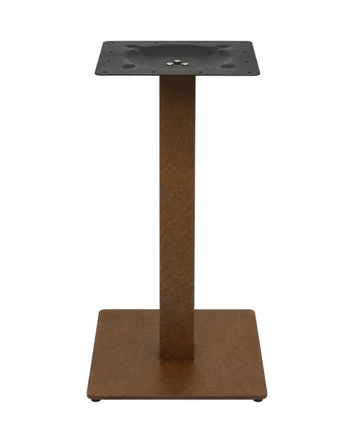 Base centrale in alluminio 45x45 cm marrone