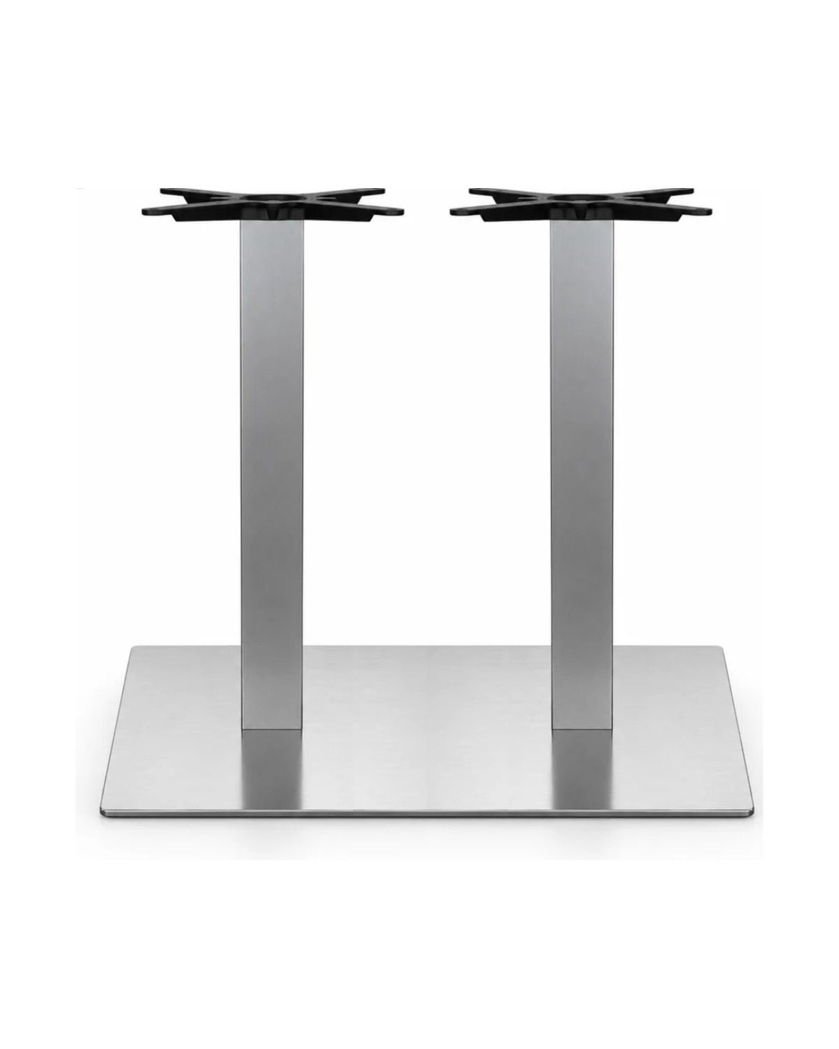Base centrale doppia in metallo 75x40 cm