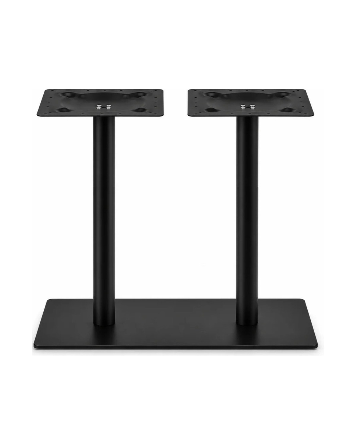 Base centrale doppia in metallo 75x40 cm