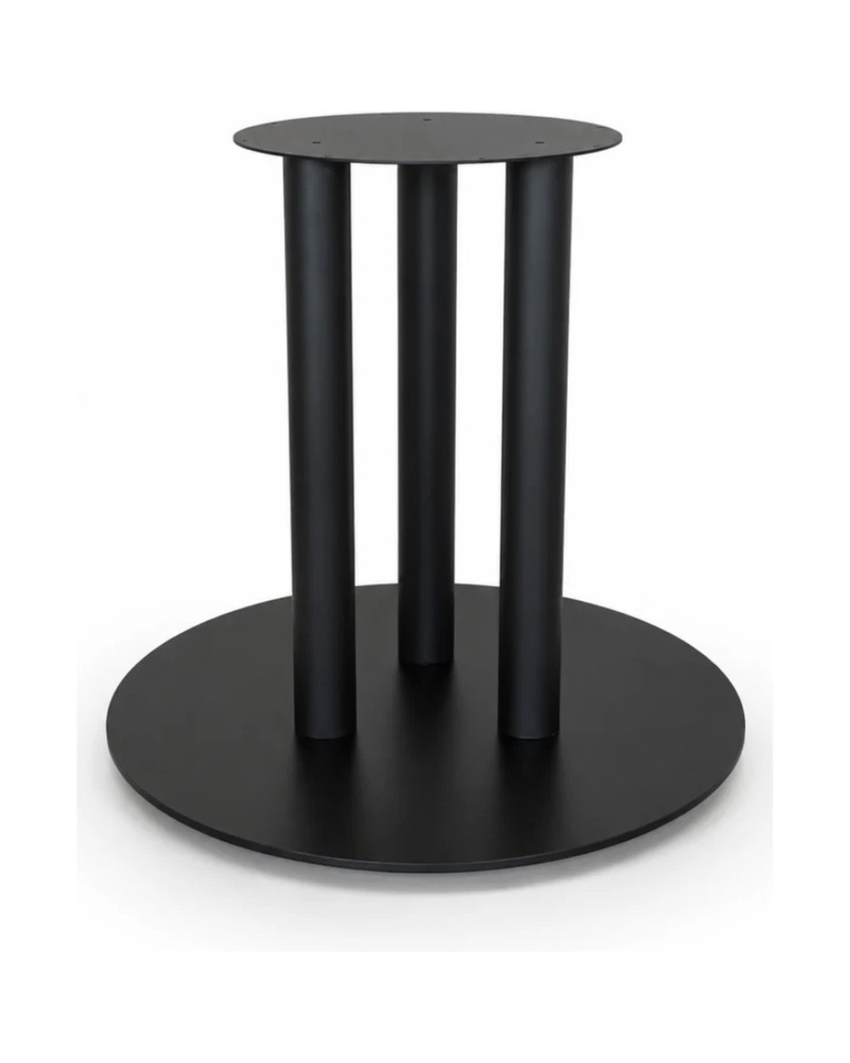 Base centrale in metallo diametro 80 cm a tre colonne