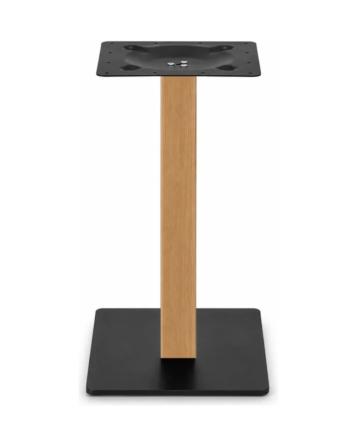 Base centrale 40x40 cm legno e metallo