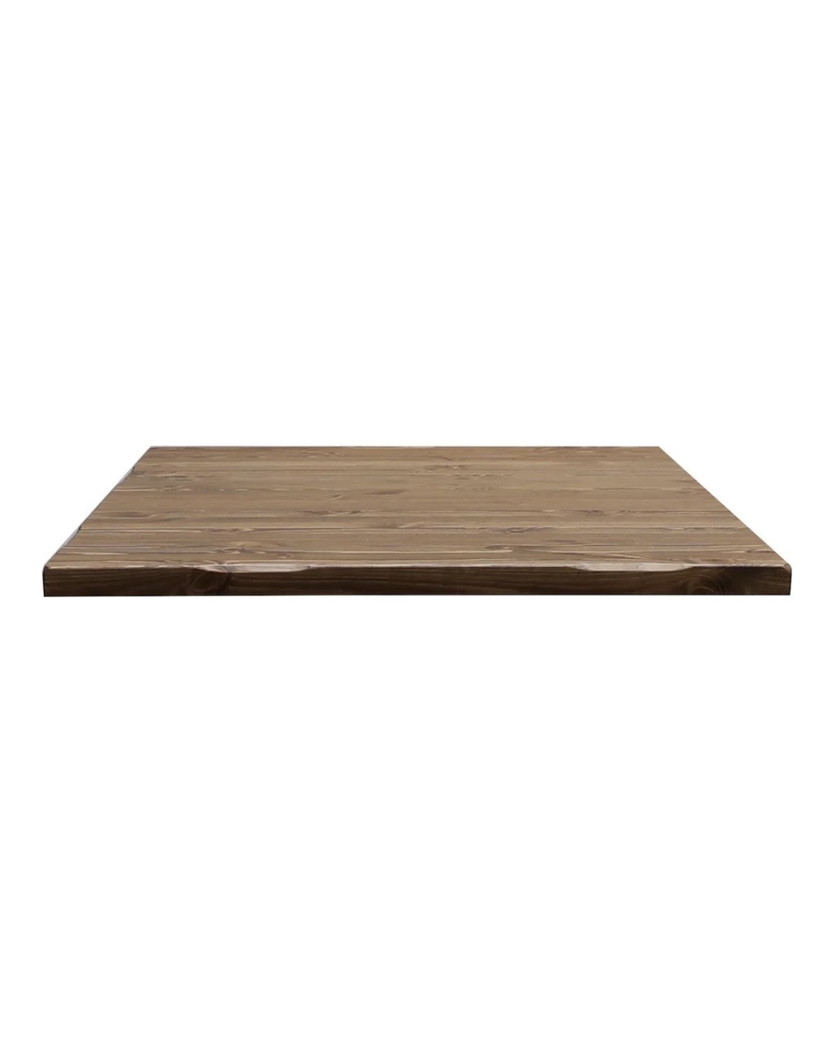 Piano in legno massello di pino spazzolato con bordi anticati